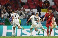 Hasil Euro 2020 Belgia Vs Italia, Gli Azzurri Unggul Tipis pada Babak Pertama