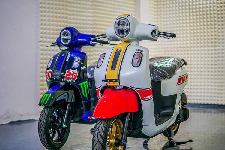 Yamaha Fazzio edisi MotoGP dan World GP 60th Anniversary Livery
