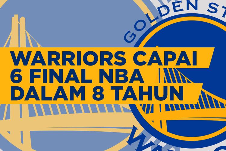 Warriors Capai 6 Final NBA dalam 8 Tahun