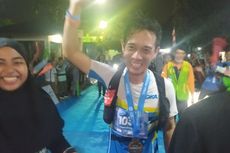 Run To Care 2022, Tiba di Garis Finish Terawal, Ini Catatan Waktu Hendra Siswanto