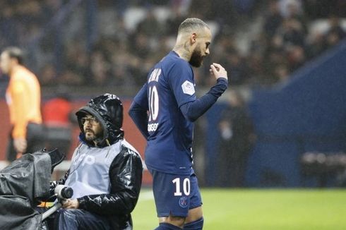 PSG Vs Bordeaux, Neymar Dapat Kartu Merah Lagi