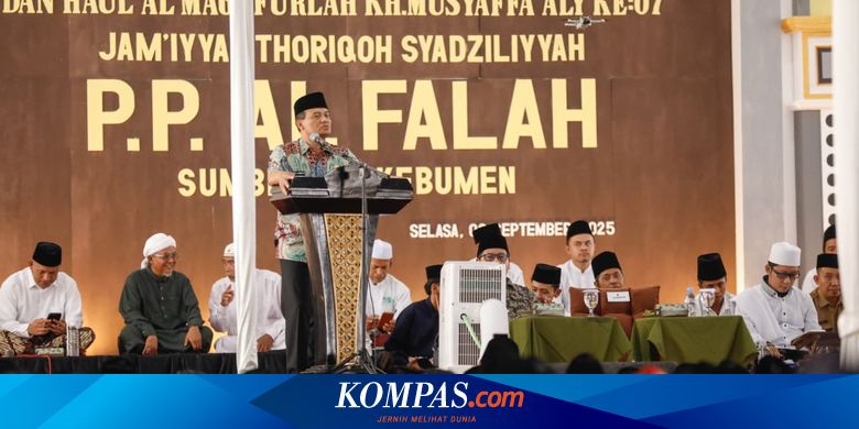Di Hadapan Ribuan Jemaah Haul di Kebumen, Ahmad Luthfi Titip Pesan Persatuan