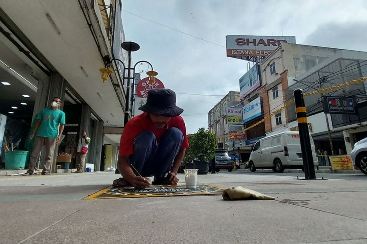 Foto-foto penampakan terbaru kawasan Malioboro-nya Kota Tasikmalaya, Jawa Barat, usai pembangunannya menuai pro dan kontra beberapa bulan lalu di Jalan HZ Mustofa dan Cihideung, Kota Tasikmalaya, Rabu (5/10/2022).