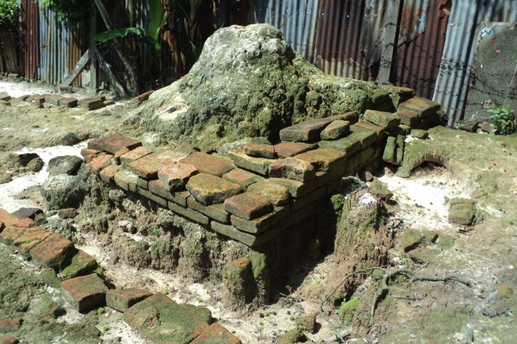 Reruntuhan Candi Solok Sipin di Jambi.