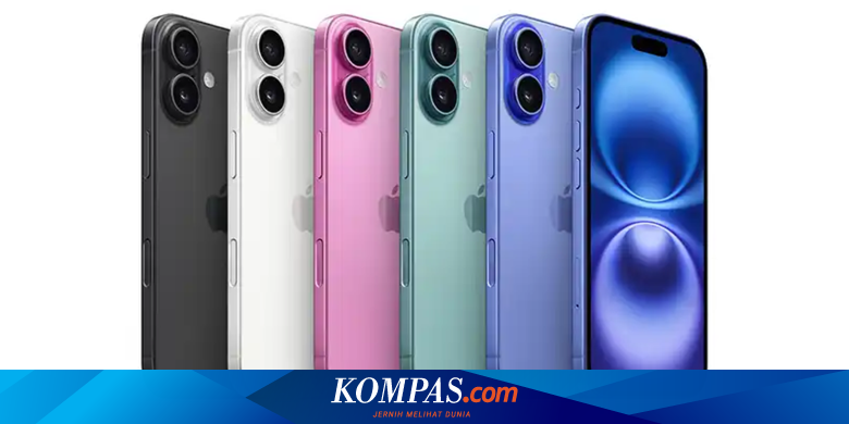iPhone 17 Rilis, Harga iPhone 16 di Indonesia Turun hingga Rp 3 Jutaan