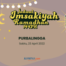 Jadwal Imsak dan Buka Puasa di Purbalingga Hari Ini, 23 April 2022