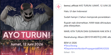 BEM UI Akan Demo di Bundaran HI Jumat Besok, Apa Tuntutannya?