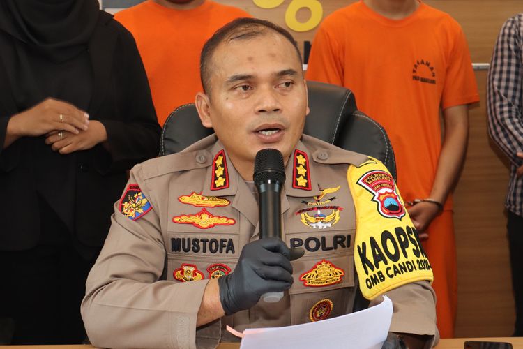 Kepala Polresta Magelang, Kombes Mustofa saat memberikan keterangan, Rabu (3/1/2024)