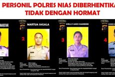 Bolos 30 Hari Berturut-turut, Empat Polisi Dipecat