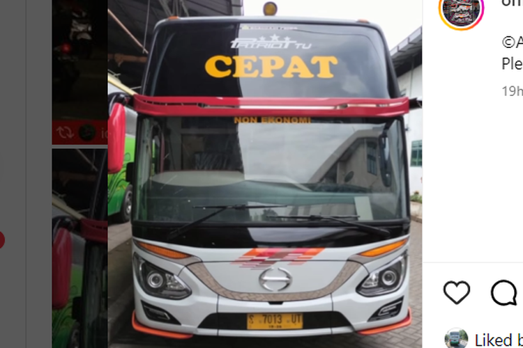 Bus PO Eka balutan bodi Patriot TU