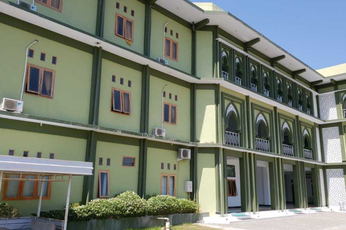 Inilah gedung yang dijadikan Kantor Satgas Covid Pondok Gontor.