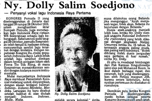 Kisah Dolly Salim, Pelantun 
