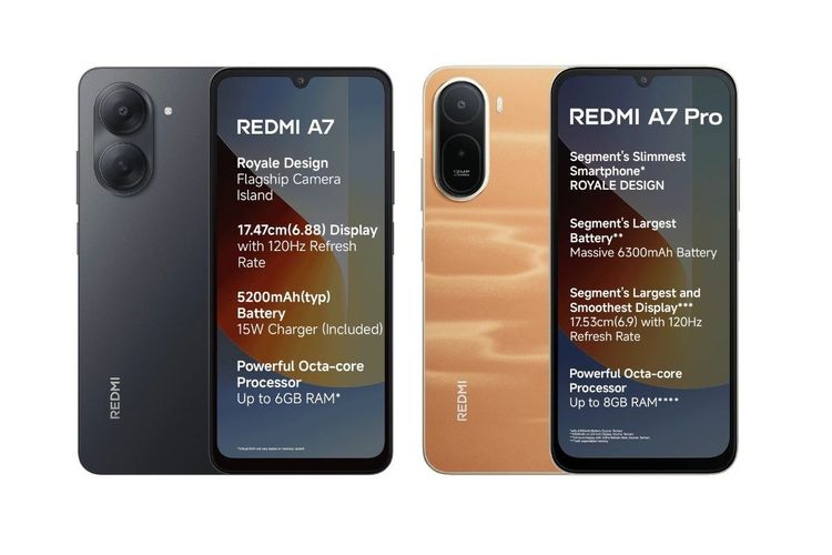 Redmi A7 dan A7 Pro Rilis, HP Murah dengan Layar Besar dan Baterai Jumbo