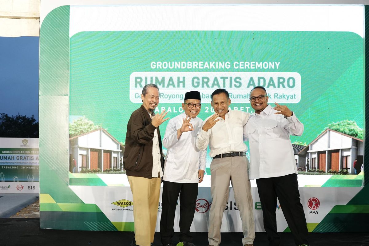 Adaro Bangun 500 Perumahan Rakyat Gratis, Batakonya dari Olahan Limbah Batu Bara