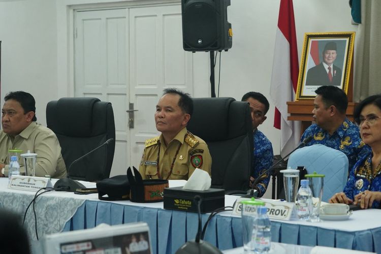 Gubernur Agustiar Sabran Ikuti Rapat Evaluasi Penanganan Karhutla yang Dipimpin Presiden