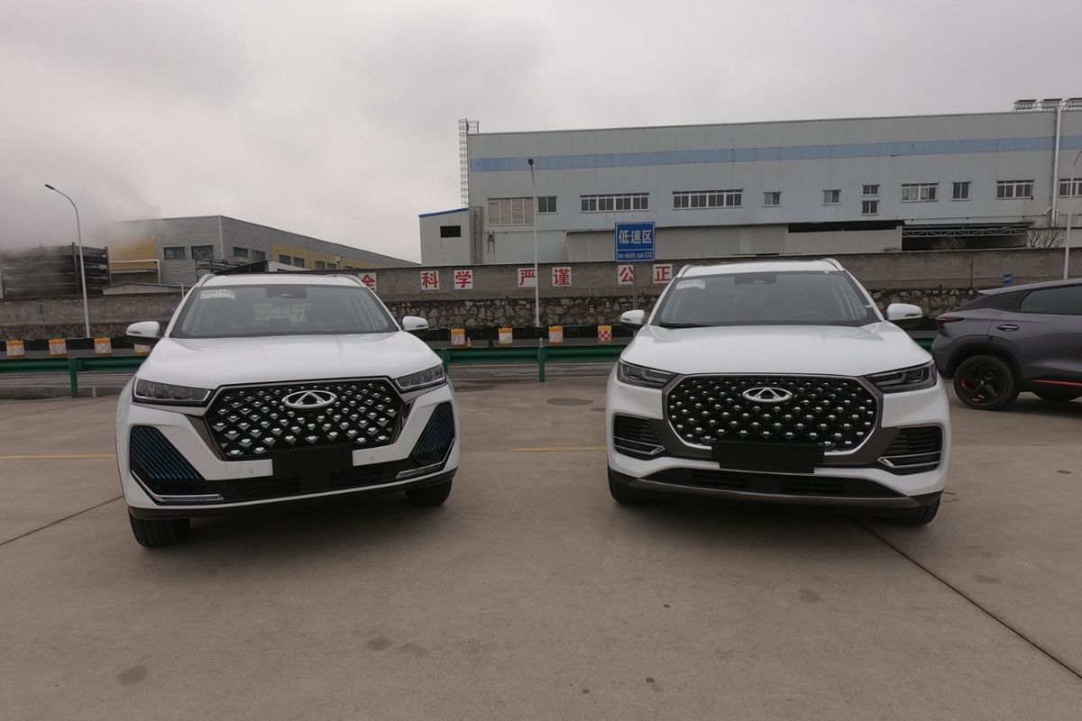 Tiggo 7 dan 8 PHEV di Wuhu, China