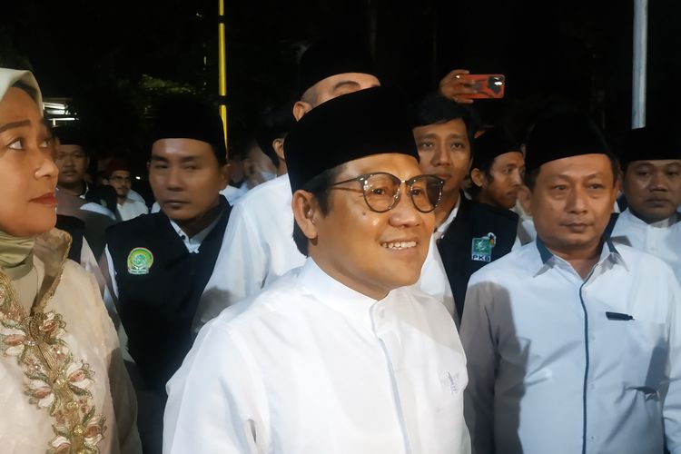 Ketua Umum Partai Kebangkitan Bangsa (PKB) Muhaimin Iskandar di Gelanggang Remaja Jakarta Timur, Jumat (7/10/2022) malam.