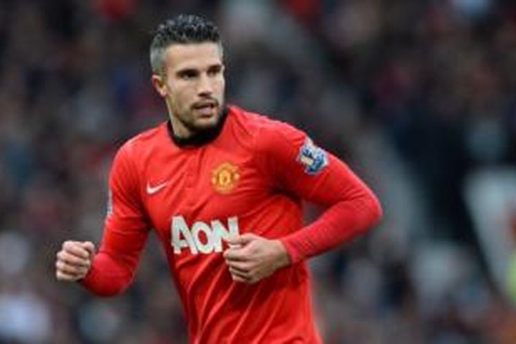 Striker Manchester United, Robin van Persie.