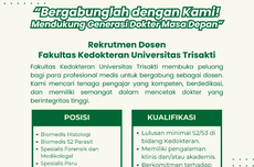 FK Universitas Trisakti Buka Lowongan Kerja Dosen buat Lulusan S2-S3