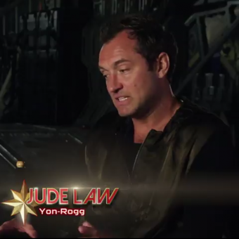 Jude Law, aktor pemeran Yon-Rogg dalam film Captain Marvel.