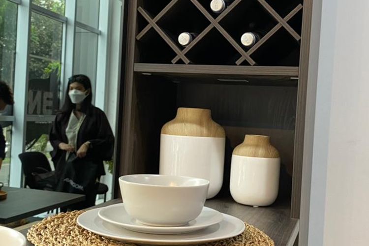 Salah satu contoh furnitur built-in yang diperkenalkan Idemu by VIVERE.