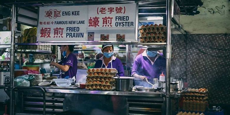 Menikmati Gurih Dan Lembutnya Oh Chien Di Hawker Centre Penang Halaman All - Kompascom