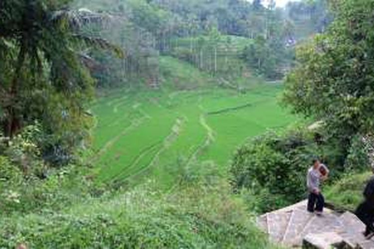 Pemandangan Kampung Naga di Tasikmalaya, Jawa Barat