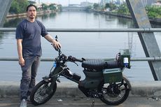 Honda C70 Diubah Jadi Motor Listrik, Semua Dibuat di Rumah