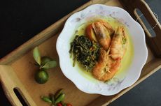 Resep Gulai Udang Daun Singkong, Kuah Kentalnya Medok 