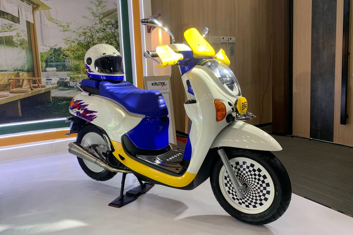 Honda Scoopy modifikasi aliran kalcer