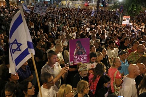 Demonstrasi Pecah di Beberapa Wilayah Israel, Termasuk di Luar Kediaman PM Netanyahu