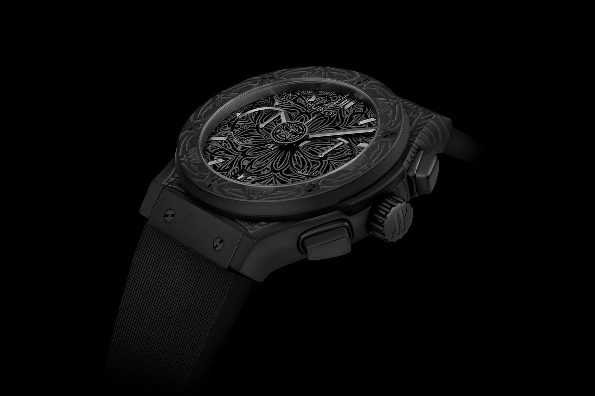 Hublot Classic Fusion Aerofusion Chronograph All Black Shepard Fairey