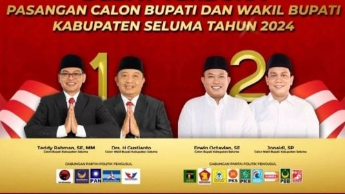 Teddy Rahman-Gustianto Menang di Pilkada Seluma Bengkulu, Kalahkan Petahana