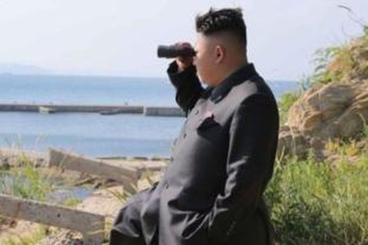 Pemimpin Korea Utara, Kim Jong Un.