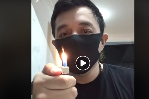 Viral Video Tes Masker Scuba dengan Cara Meniup Api, Berikut Penjelasan Ahli