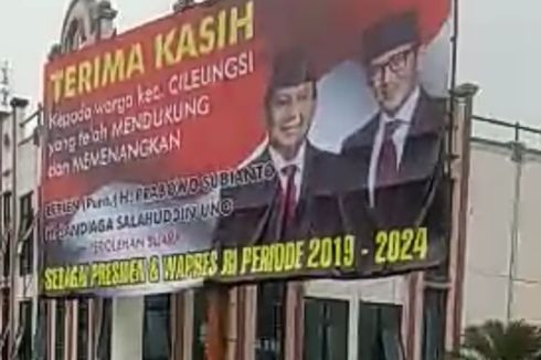 Sandiaga Sayangkan Satpol PP Bogor Hendak Turunkan Baliho Kemenangan Prabowo