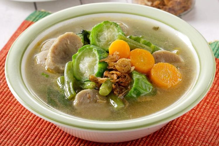 Bakso kuah oyong.