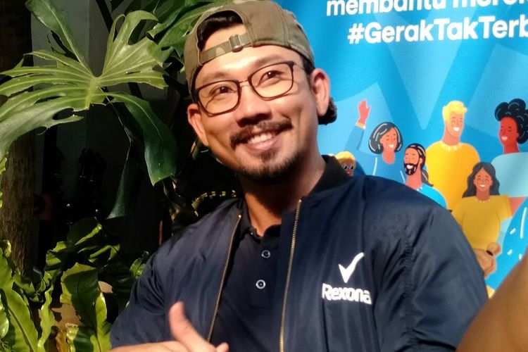 Denny Sumargo ketika berada di sebuah acara di kawasan Blok M, Jakarta, Rabu (4/12/2019)