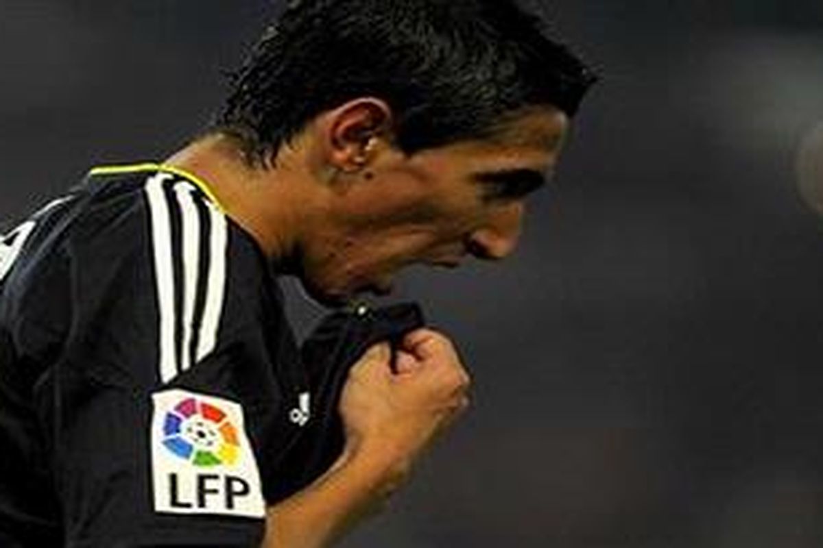 Gelandang Real Madrid, Angel Di Maria. 
