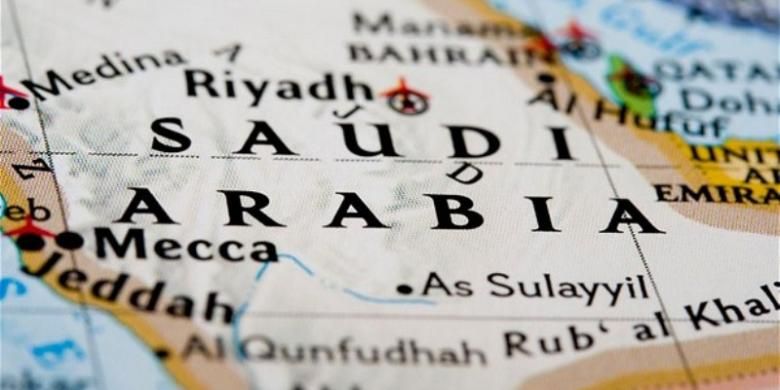 Peta Arab Saudi.