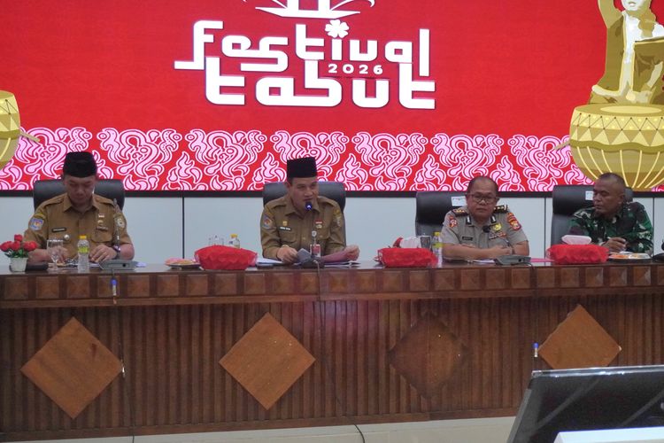 Digelar 16 Juni, Pemprov Bengkulu Targetkan 250 Ribu Wisatawan di Festival Tabut 2026