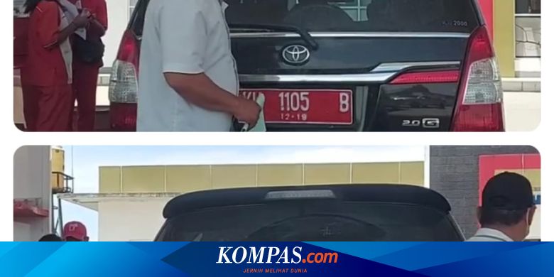 Sopir yang Ganti Pelat Nomor Saat Isi Bensin di Kaltara merupakan Pegawai Honorer - Vimarsana News