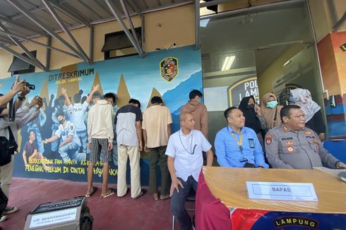 4 Anggota Geng Motor Penganiaya Polisi Pulang Dinas di Lampung, 3 Jadi Tersangka