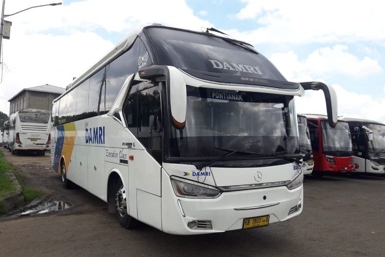 Bus DAMRI Layanan dari Pontianak ke Brunei Darussalam