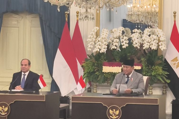 Prabowo ke Presiden Mesir: Anggaplah Indonesia Adalah Rumah Kedua