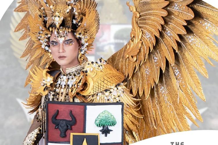 Jember Fashion Carnaval 2022 defile Garuda.