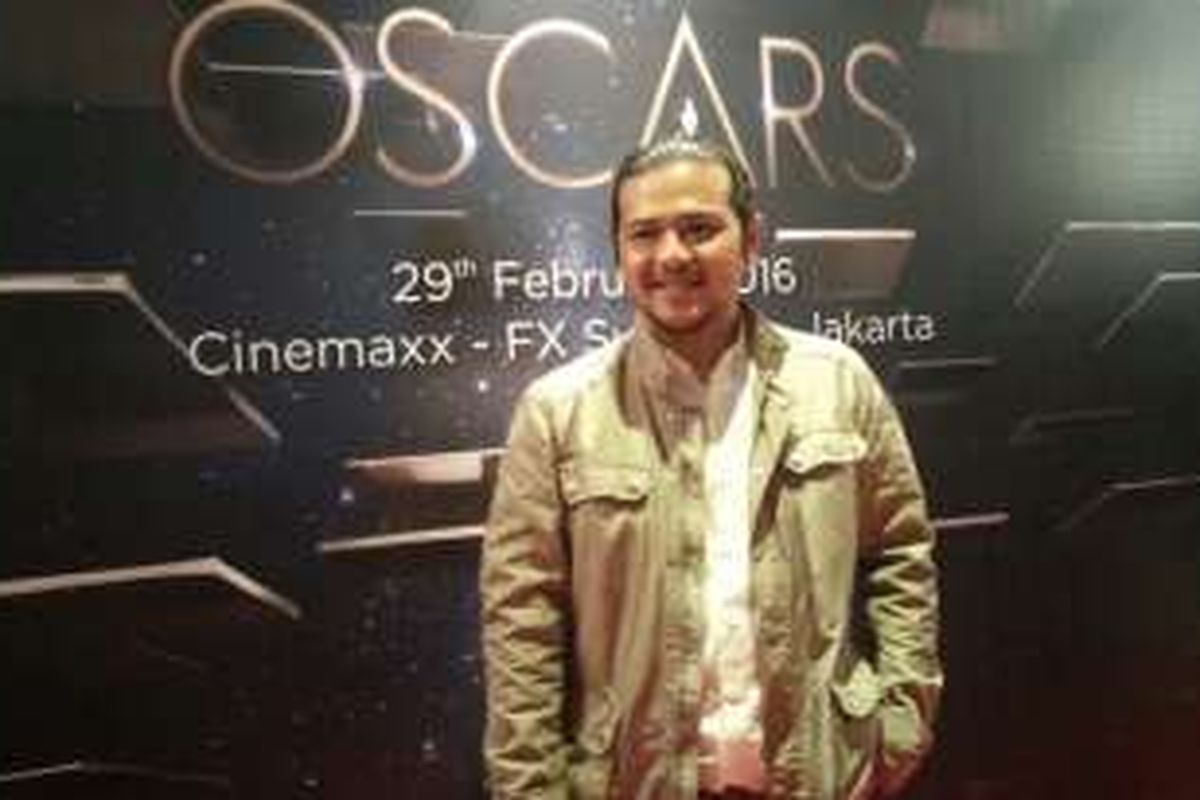 Ramon Y Tungka di karpet merah live screening Academy Awards 2016 di Cinemaxx, fX Lifestyle, Jakarta Selatan, Senin (29/2/2016)