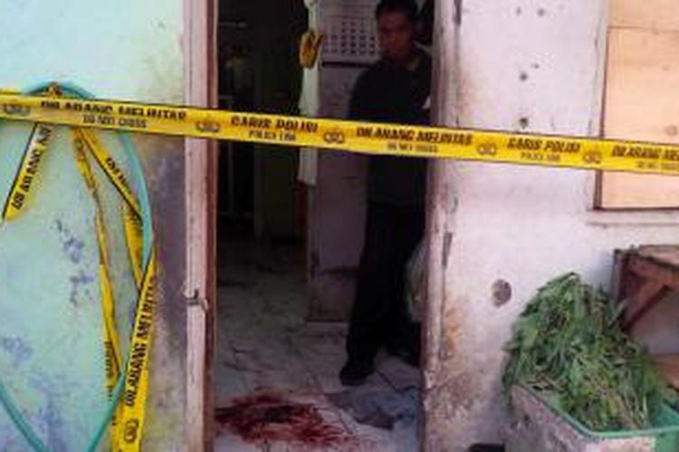 Rumah korban penusukan di Kampung Dukuh, Gang Haji Ridi Sumardi, RT 03/05, Sudimara Selatan, Ciledug, Tangerang.
