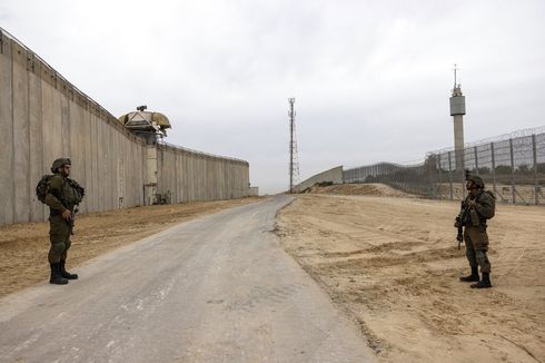 Israel Selesai Bangun “Tembok Besi” Penghalang di Perbatasan Gaza