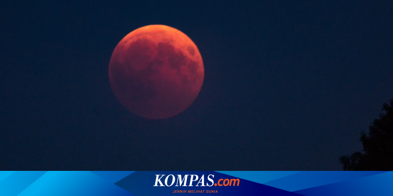 2025年9月7日、総月食「ブラッドムーン」、インドネシアから見ることができますか？
